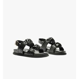 New | KAREENA KNOT SPORTY SANDAL Black 8.5